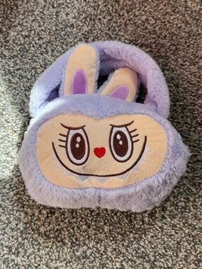 Plush cute Monster bag in Light Lavender -NWOT